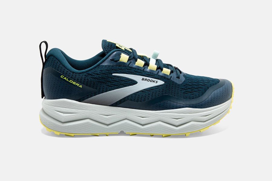 Brooks Running Shoes - Caldera 5 Trail Womens - Navy - FSP-029635